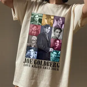 Limited Joe Goldberg Eras Tour Vintage T-Shirt, YOU Shirt, Ideal Gift for TV Series Enthusiast, Penn Badgley Vintage Shirt, Fan Merch, Love Killer, Unisex Cotton Shirt