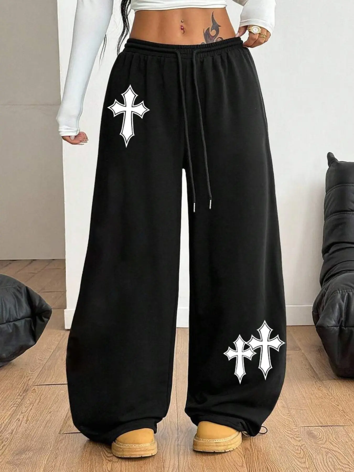 pants with the cross on it name - TikTok Shop