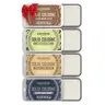 Viking Revolution Solid Cologne for Men - 4 Pack Travel Size Balm | Alcohol-Free | Cedar, Sandalwood, Vetiver, Clary Sage | 0.5oz Each