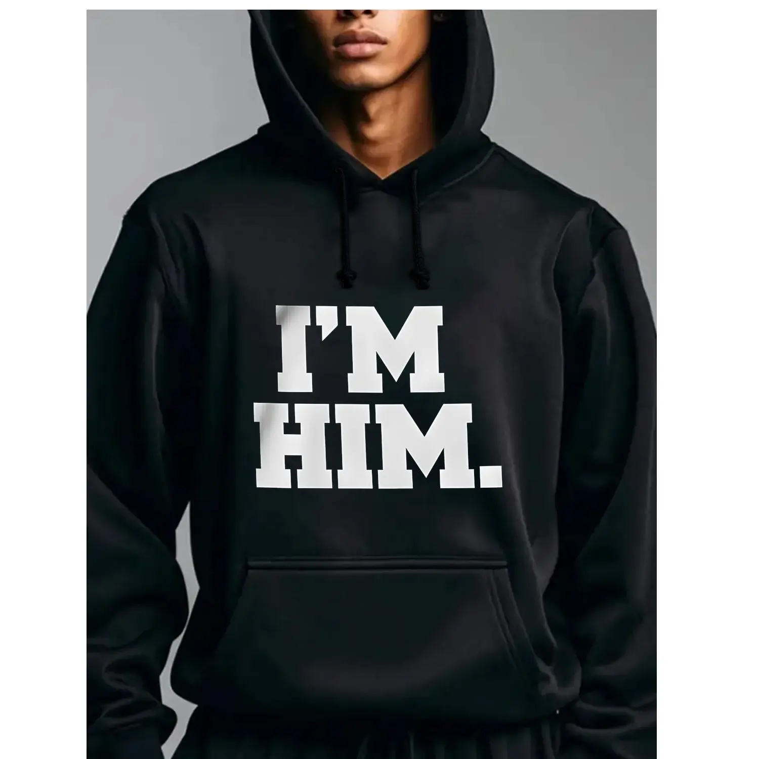 Im Him Hoodie White Hoodie Sweatshirt
