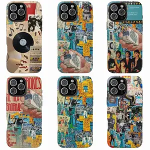 The Strokes Hard Case - New Album "Abnormal" Theme Phone Case, compatible with iPhone 17/16/15/14/13/12/11 Pro Max/Plus and Samsung Galaxy S23FE/22/23/24/25. A great gift for music lovers.