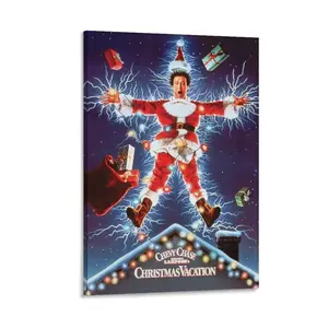Studio B Laminated Christmas Vacation Classic Holiday Movie Poster Print Canvas Poster Bedroom Decor Sports Landscape Office Room Decor Gift Frames Ornaments Wall Decoration Artistic Photo
