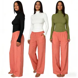 Women's 3-Pack Casual Slim Crop Tops, Breathable Cotton Blend Korean Y2K Odor-Resistant Aesthetic Tees