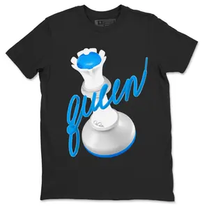3D Queen SNRT Sneaker Tees Streetwear - Military Blue