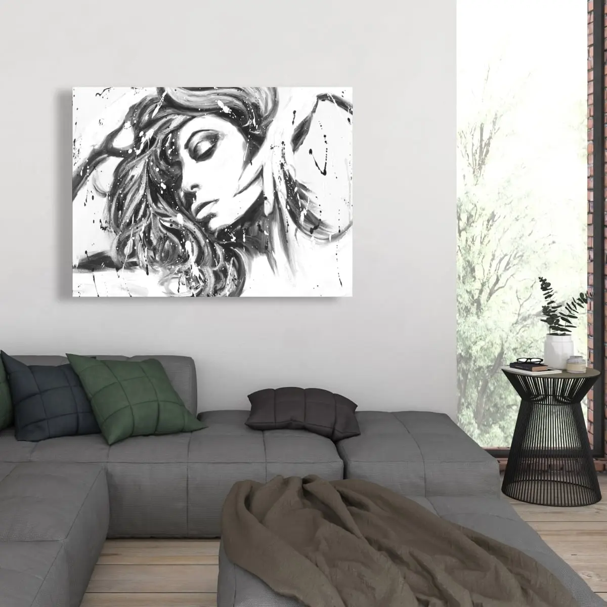 360 Stand Dynamic Dance Figures Wall Print, 36x48in High-Detail Art-Inspired Poster, Artistic Contemporary Decoration, Modern Home Decor for Bedrooms