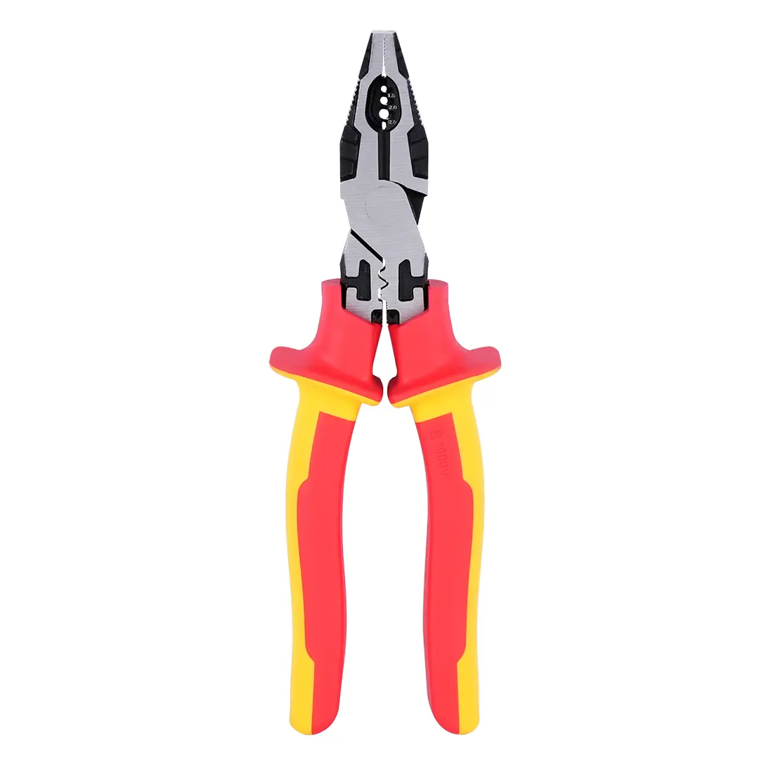1000v Insulated VDE 8-inch Wire Cutters Pliers forHousehold Electrical Circuit Repair High Voltage WorkNew Enerav Vehicle Maintenance Multi-Function Electrician Tool