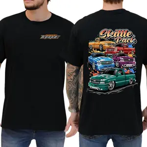 Skittle Pack Car Lover T-Shirt - Colorful Street Car Culture Tee - Multi-Color Automotive Graphic Shirt