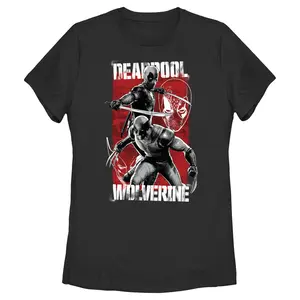 Women's Marvel: Deadpool & Wolverine Team Distressed T-Shirt