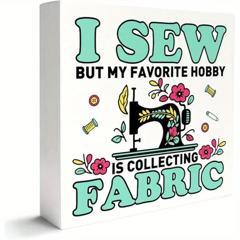 Sewing Lover Gifts for Women Men Sewers Quilter, Quilting Crafting Gifts for Women Mom Quilter, Sewer Crafter Gifts for Women Men Mom, Sewing Quilting Decorations for Home Sewing Room, I Sew 5x5 inch