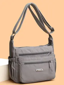 Fashionable new retro minimalist large-capacity shoulder bag, daily casual lightweight multi-pocket commuting crossbody bag, Commuter Crossbody Bag
