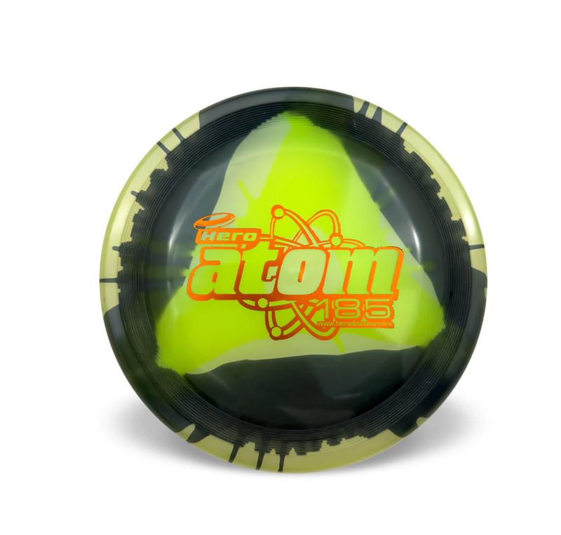 Hero Disc SuperAtom 185 Ice Dye Dog Disc – Lightweight Micro Dog Frisbee | Firm Plastic