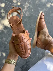 Huarache Sandal - All Sizes Boho- Hippie Vintage - Mexican Style - Colorful Leather - Mexican Huaraches