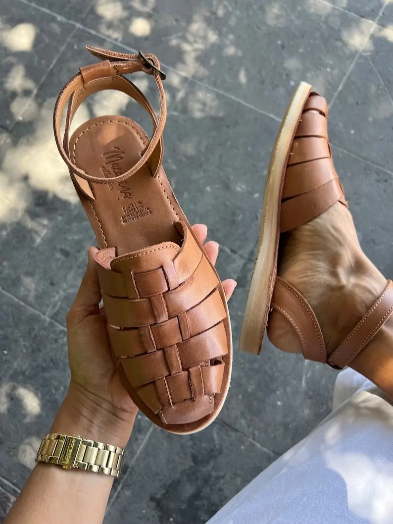 Huarache Sandal - All Sizes Boho- Hippie Vintage - Mexican Style - Colorful Leather - Mexican Huaraches