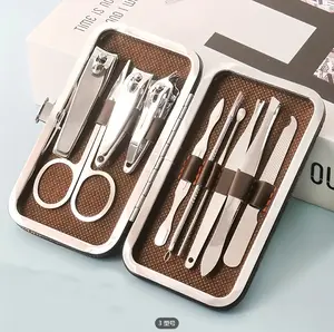 10-Piece Professional Nail Clipper Set with Case | Heavy Duty Stainless Steel Toenail & Fingernail Clippers, Cuticle Remover, Nail File Kit | Precision Grooming Tools for Men, Women & Seniors | Home, Travel & Salon Essentials