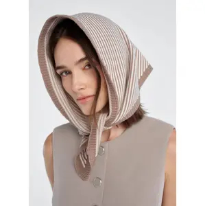 THE STRIPED TRIANGLE SCARF