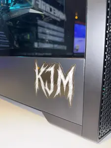 KJM UNIVERSAL STICKER 3INCH X 2.5INCH - STICKS TO ANY SURFACE - Car Decals