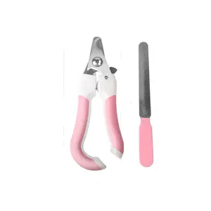 High-quality Cat Nail Trimmer and File Set for Claws - Pink or Blue, Pet Supplies for Dog & Cat Grooming