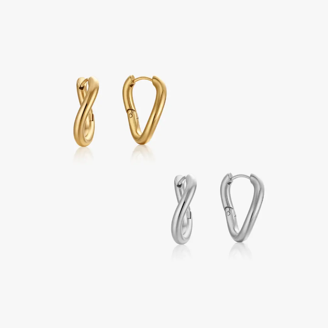 Bethany Organic Shape Hoops