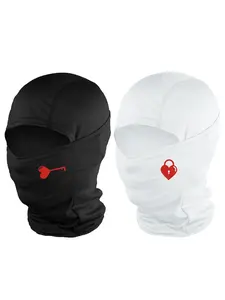 Unisex Key & Lock Print Balaclava Mask, Ski Balaclava, Breathable Neck Gaiter for All Seasons, Ideal for Hiking, Fishing, Daily Wear, Perfect Gift, Breathable Face Cover
