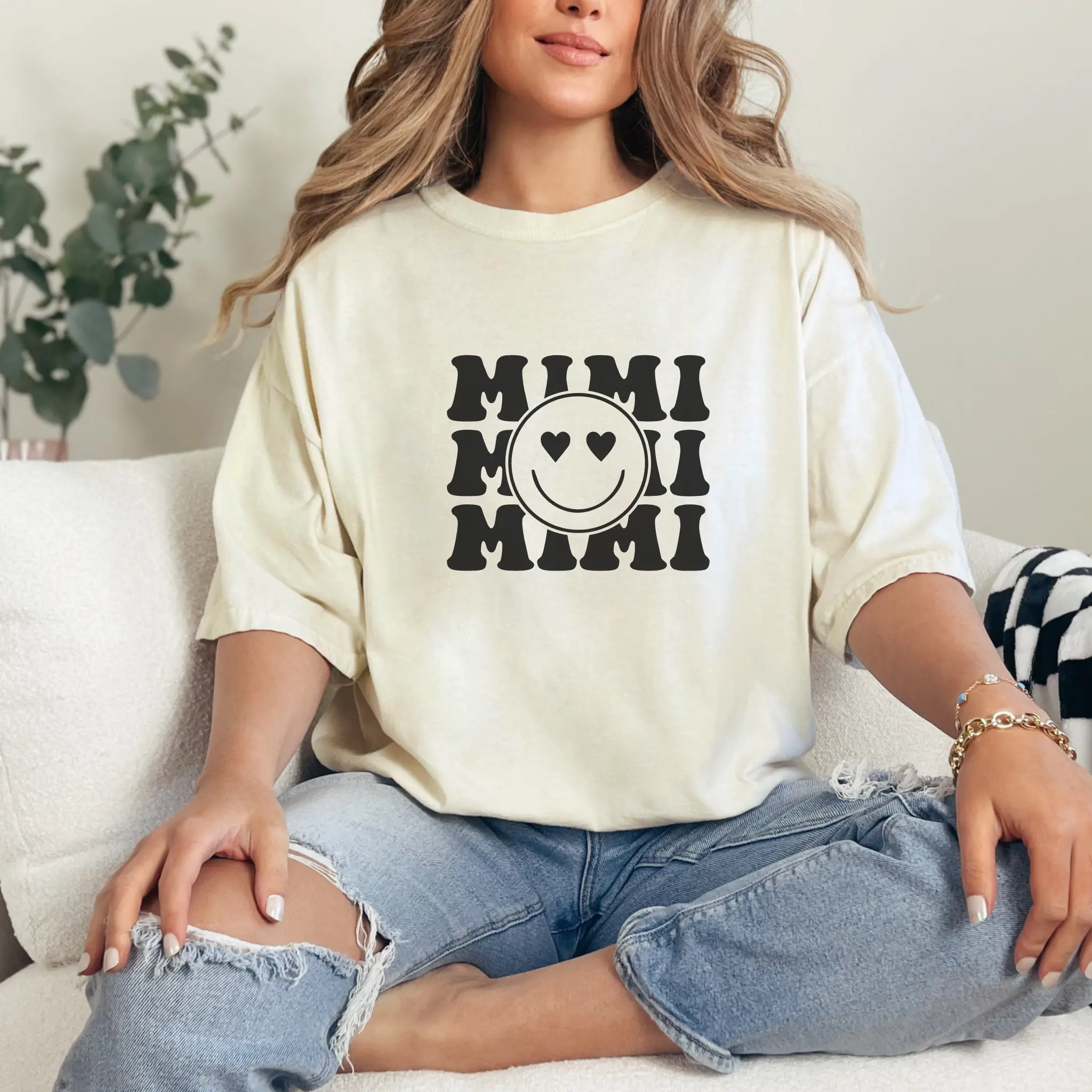 Mimi Smiley Face T-Shirt