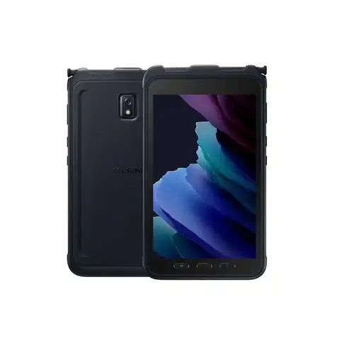 Refurbished Samsung Galaxy Tab Active3 - 8.0" Screen, 64GB, 4G Unlocked, Black, Excellent Condition, Android, Fingerprint Sensor, Expandable Storage, Rear Camera