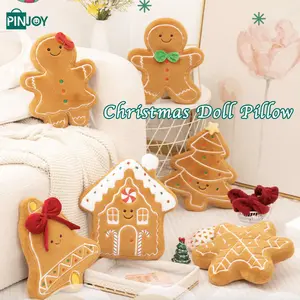 Christmas gingerbread figurine, holiday doll decorations, cartoon desktop sofa decorations, creative holiday gifts