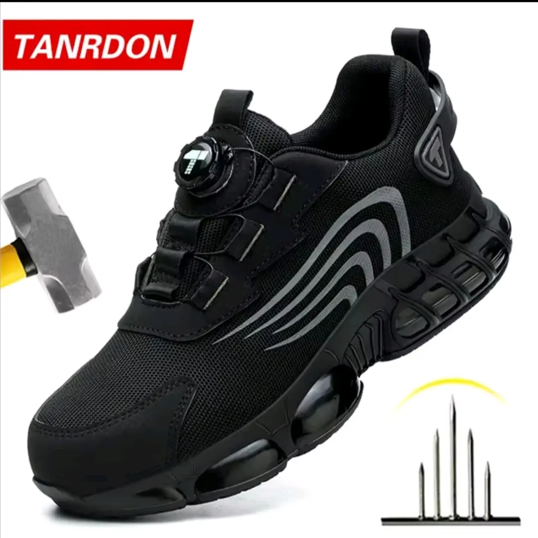 new safety shoes for men, anti-impact and anti-piercing work shoes, fashionable men's sports shoes, and safety pro Footwear Worker