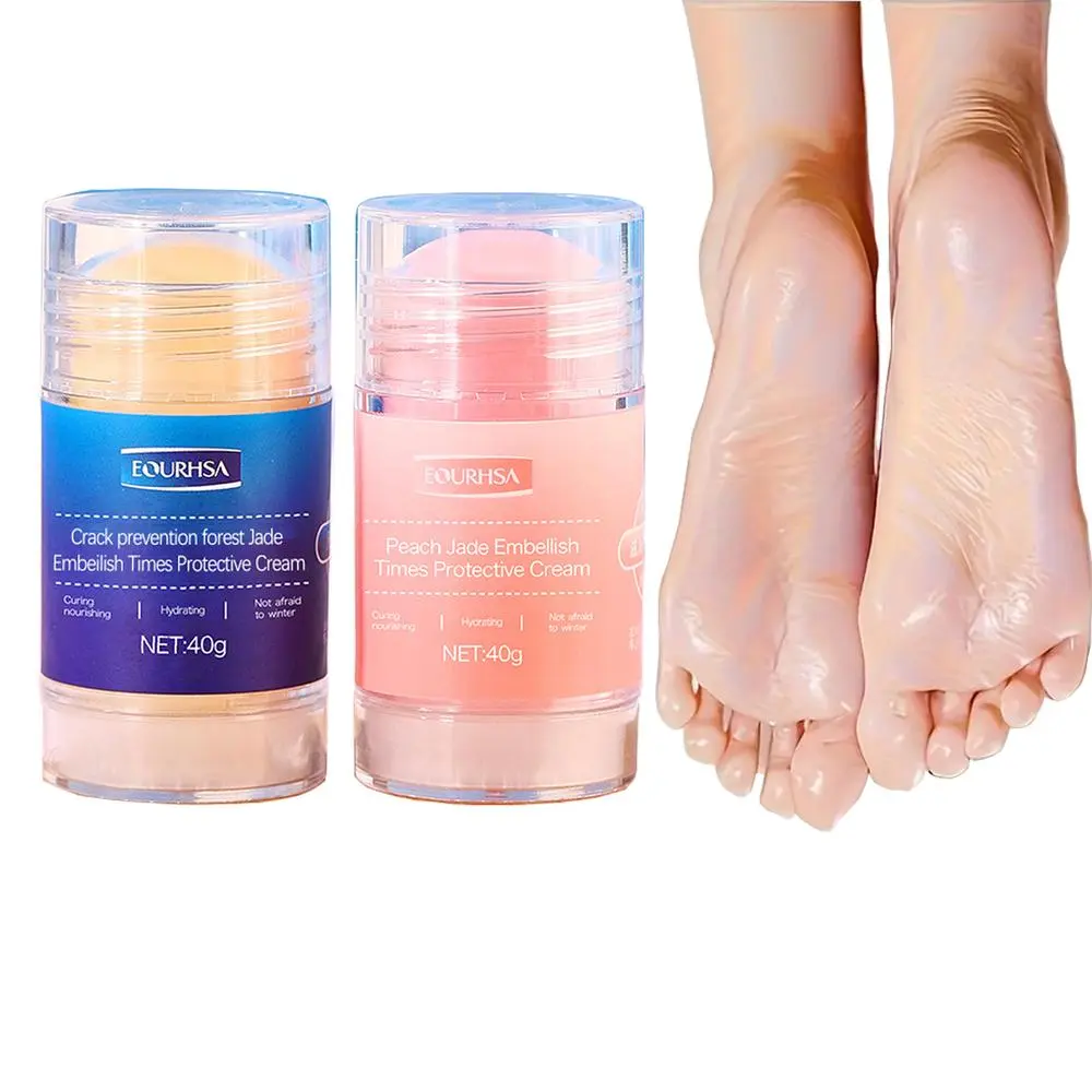 Buy 1 Get 1 Intensive Foot Care Cream for Dry Cracked Feet, Moisturizing Softening Balm for Rough Heels Foot Care Product Dead Skin Removal