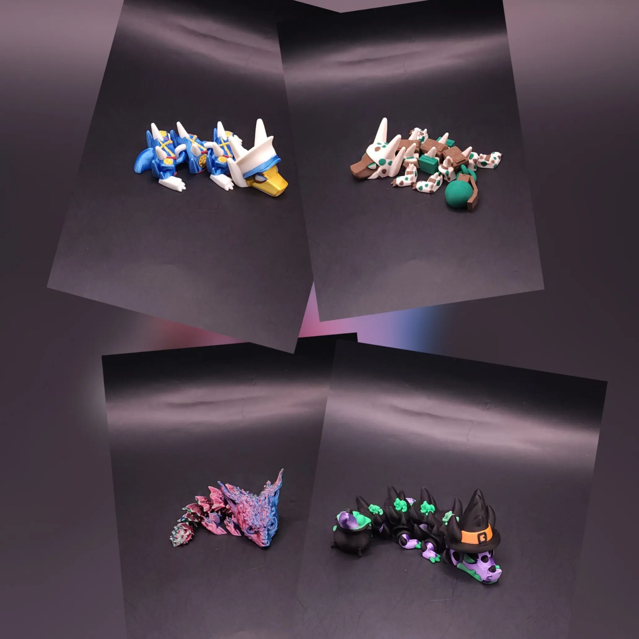 Articulating Mini-Dragon Collectible Figurine Decoration