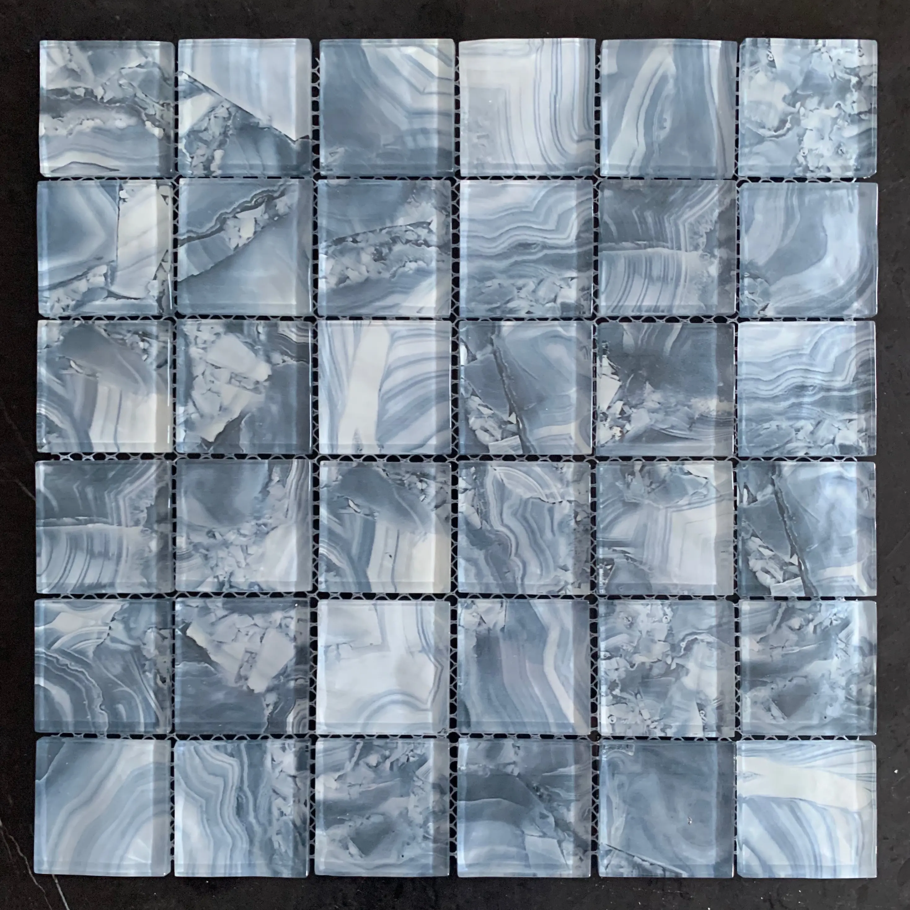 Arctic Blue Mosaic Tile