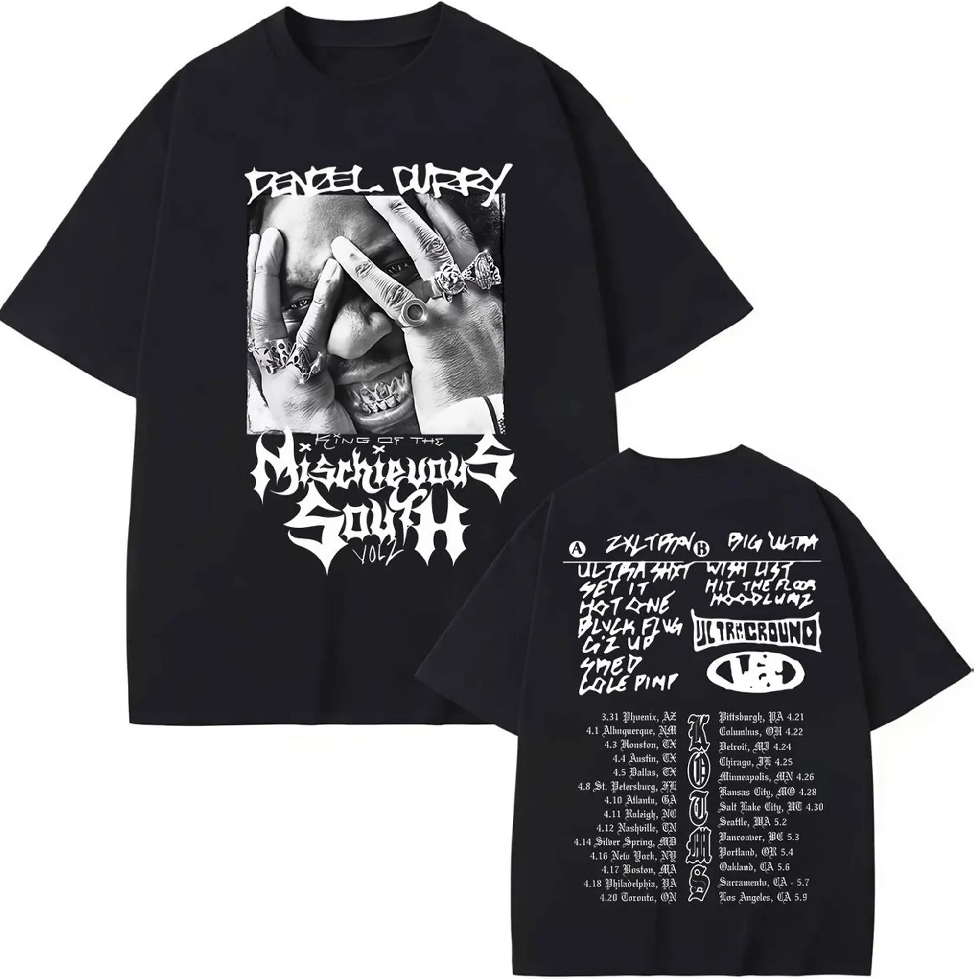 Denzel Curry Imperial Hip Hop Concert Merchandise Unisex T Shirt HY5071