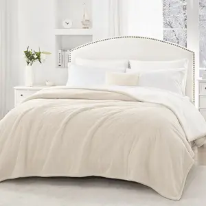 Swtroom Heated Blanket Electric Blanket Twin Size 84" x 62" Heating Blanket Throw with Controller Over Heat Protection