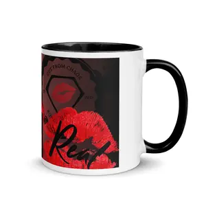 Cut From Chaos Ceramic Mug With Color Inside | Rough Diamond