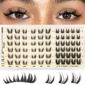 Easter Bunny Ear Lashes Extension Kit, 10-14mm Fluffy Rabbit Fur Eyelash Extensions, Perfect for Easter Themed Makeup & Cosplay Accessories