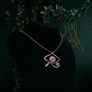 Mini eye of Horus copper necklace