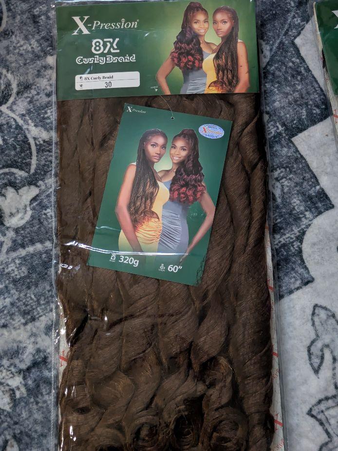 Hair Attachments, curls ,kinky etc all products  used for braiding.