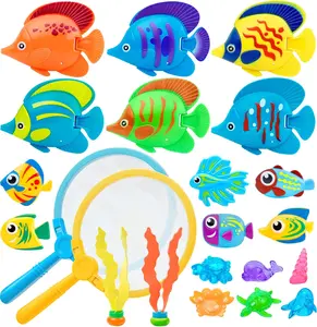 Wind-up Swimming Sea Turtles Bath Toy, No Battery Mold-Free Anti-Rust Interactive Montessori Toy for Kids 18M+ (Blue)