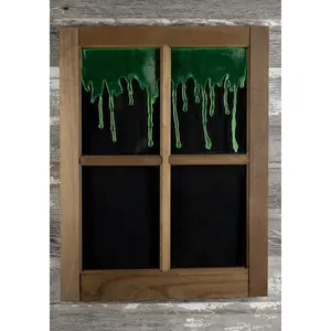Alien Dripping Ooze Window Halloween Decoration