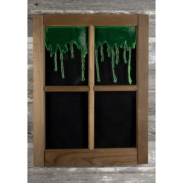 Alien Dripping Ooze Window Halloween Decoration