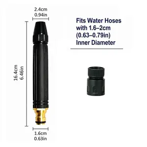 [DealsForYouDays] Home high-pressure car wash water gun with booster nozzle and hose, portable handheld water sprayer, a must-have for watering plants and vegetables, car washing, garden cleaning, pet bathing and outdoor rinsing.