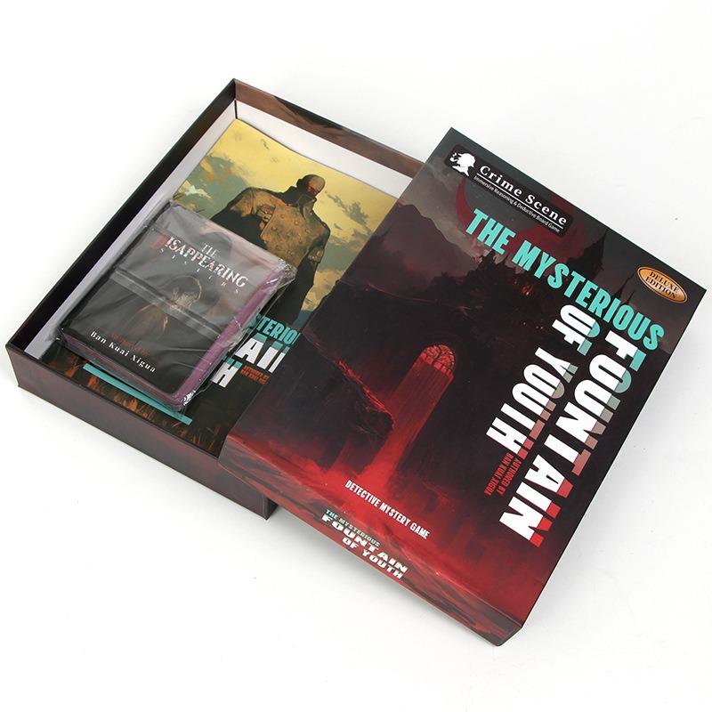 Three English-Edition Physical Board Games (The Vanishing Sisters – The Mysterious Fountain of Youth – The Princess's Alliance) | Puzzle-Solving & Cooperative Team Games | Logic Training for Gatherings | The Perfect Creative Gift for the Holidays