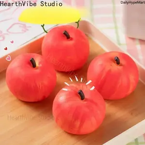 Unisex Fruit Shape Apple Squishy Slow-Rebound Toy, Sensory Anxiety Relief Fidget Toy