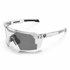 sport wraparound sunglasses, Z87+ safety glasses, UV400 sunglasses, futuristic shield eyewear, clear frame smoke lens, outdoor cycling driving fishing golf sunglasses, running beach travel Y2K streetwear glasses