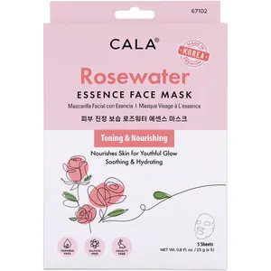 CALA Essence Facial Masks: Rosewater (5 Pks)