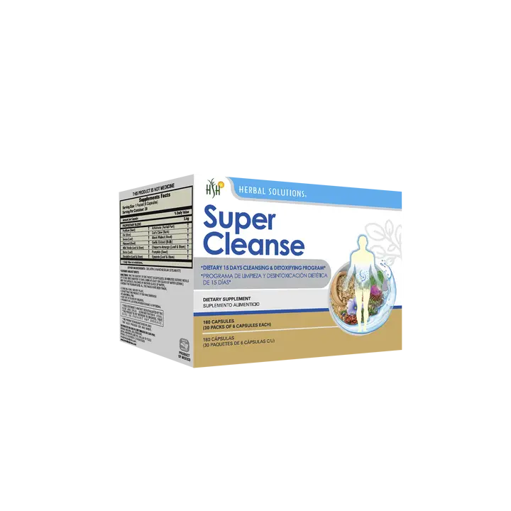 Super Clean | Herbal Supplement | Capsule Packets | 30 Packets | Herbal Solutions