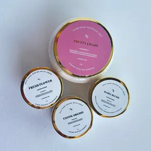 Powder Princess Signature Collection - 3 oz Dusting Powder, 3 Mini Dusting Powders, 1 FREE Signature Heart Puff, Cocoa Cashmere, Boujee, Guilty Pleasure, XOXO, Pretty Gal, Vanilla Noir, Body Care, Smooth