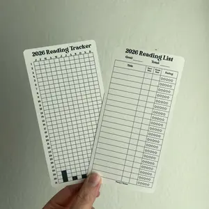 2026 Reading Tracker Bookmark | Reading Goal Tracker | Habit Tracker | Reading List Bookmark | Booktok | Booksih | Christmas Gift and Stocking Stuffer for Reader