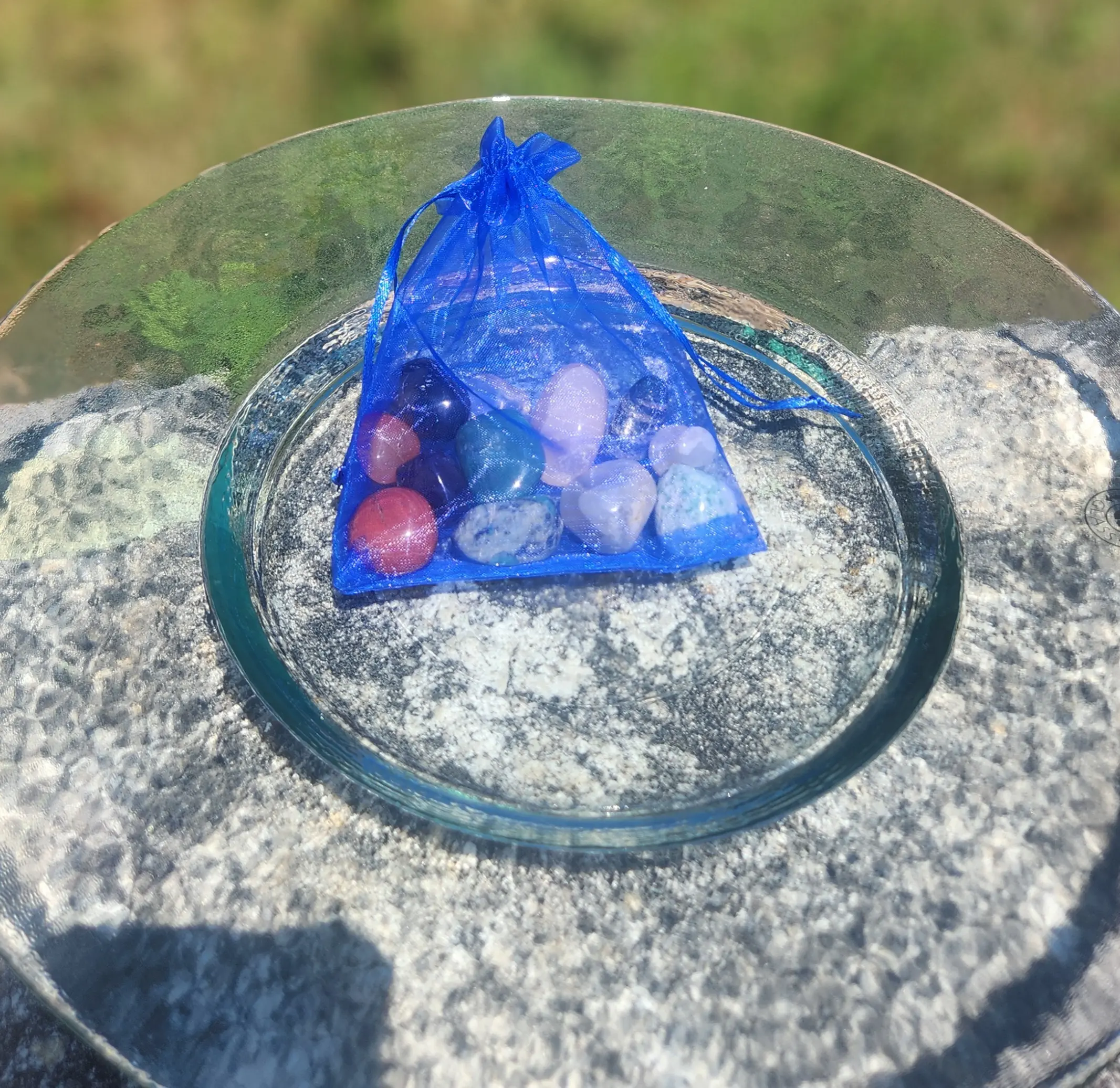 Mystery Stone Scoop, Natural Crystal Decoration, Jewelry Accessory