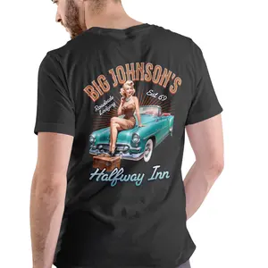 Big Johnson's Halfway Inn short sleeve T Shirt Casual Menswear