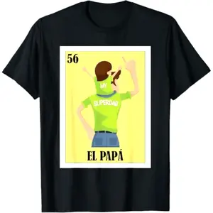 Summer T Shirts Funny Mexican Design For Dad - El Papa T-Shirt One Style Cotton Tee Everyday Cotton T-Shirt